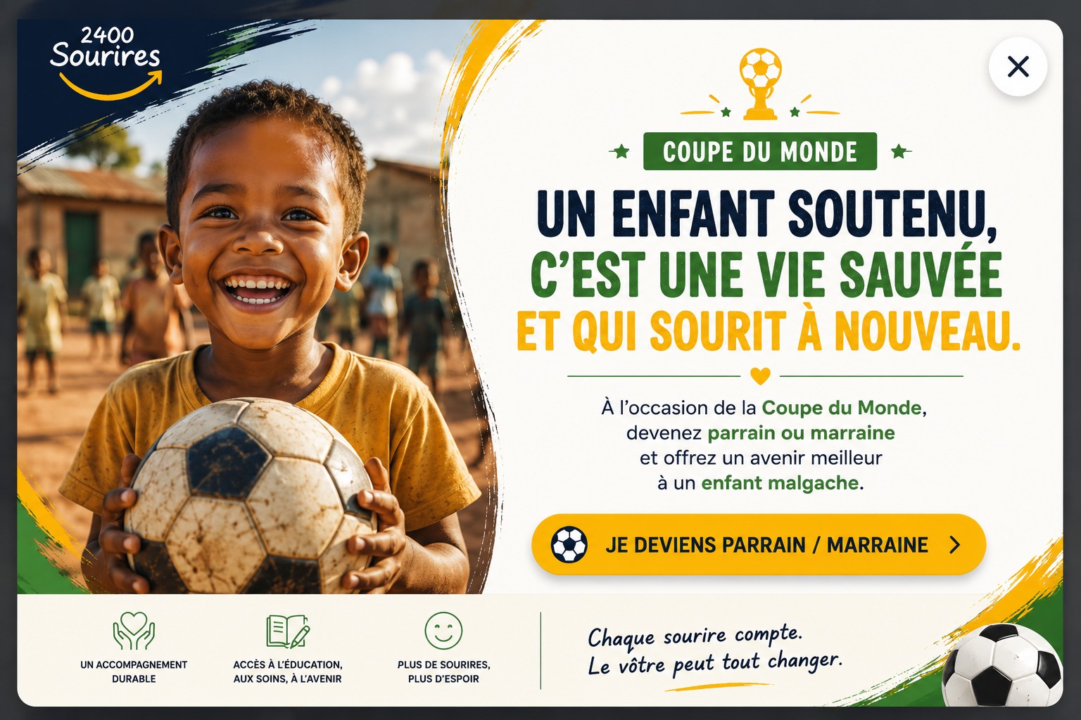 Parrainage 2400 Sourires